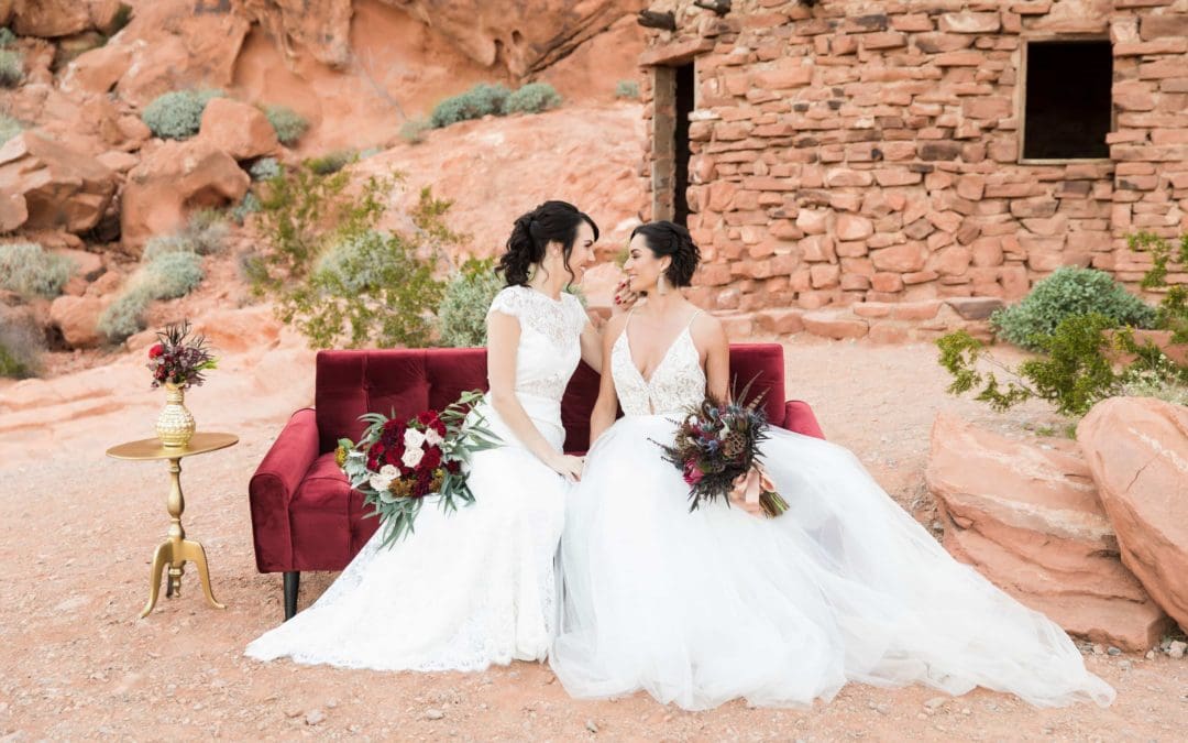 A Winter Wedding in Valley of Fire