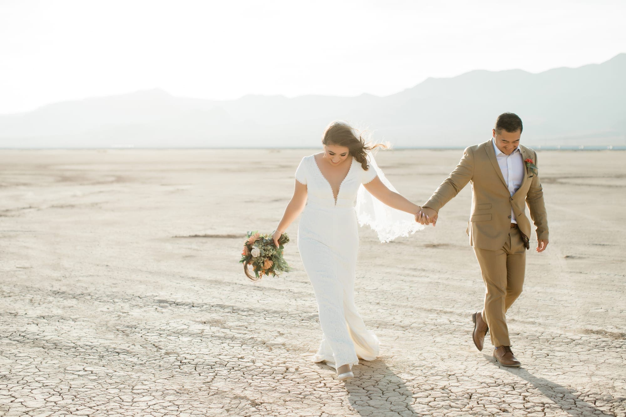 Kerrigan + Trevor: A Real Wedding at Dry Lake Bed